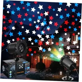 Let-lingvee-0273 Lingvee Independence Day Projector Lights 4th Of July Patriotic Star