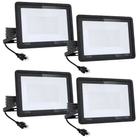 B0cs2t36kw Lingwarm 4pack-250w Led Flood Light Outdoor 27500lm Work With 6ft Us Plug Ip66