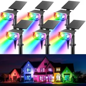 Ll18013-rgb-sp003b-us-6 Linkind Color Changing Solar Lights Outdoor Waterproof Ip67 Adjustable Panel S