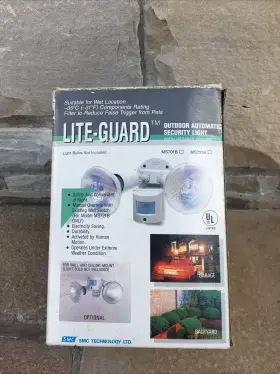 Ms701b Lite Guard Outdoor Automatic Security Light Open Box