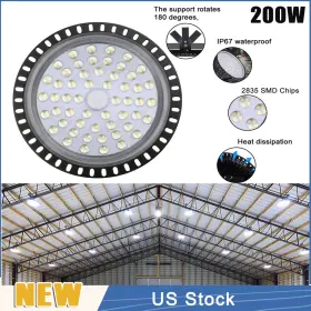 Wind889261 Liteler 200w Led High Bay Light Factory Warehouse Industrial Mining Indoor Shed Fixtures