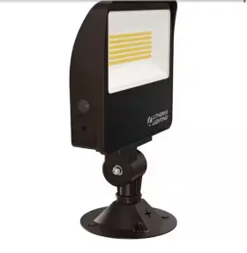 1008337874 Lithonia Lighting Esxf1 Bronze Outdoor Led Flood Light With Switchable Cct