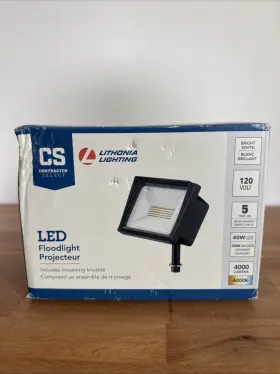 Lithonia Lighting 191848093436 4000-lumen Led Outdoor Switch-controlled Floodlight