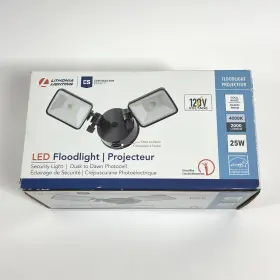 Lithonia Lighting 191848261194 Led Security Floodlight 25w Olf 2sh 40k 120 Pe Ddb