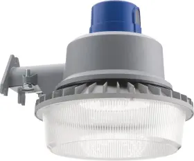 Lithonia Lighting 194994252542 Outdoor Bgr P2 Led Dusk-to-dawn Light In Grey 4000k