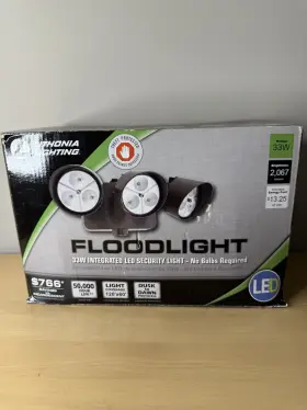 Lithonia Lighting 267003180867 3 Light Led Flood In Bronze