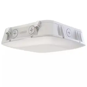 Lithonia Lighting 313056211222 Cny White Outdoor Integrated Led Canopy Light With Adjustable Lumens Up To 10 000