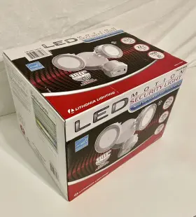 658718 Lithonia Lighting Led Motion Security Light 1700 Lumens 180ft View - New In Box