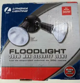 300w Lithonia Lighting 745973923429 Ofth 300 Pr 120 Bz Max Security Light Grey