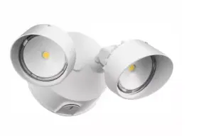 Lithonia Lighting 889804043785 2-head White Outdoor Led Round Flood Light