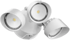 Lithonia Lighting 889804043914 Olf 3rh 4000k 120 Wh M4 3-head Outdoor Floodlight In White