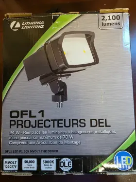 2100 Lithonia Lighting 889804467147 Led Floodlight Ofl1 Lumens 24w