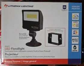 Esxf1alosww2kyddb Lithonia Lighting 5000-lumen Bronze Hardwired Led Outdoor Area Light