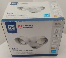 Hgxled2rhalo40kpewh Lithonia Lighting Olf 2rh 40k 120 Pe Wh M4 Led Flood Light