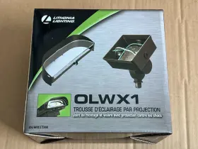 Olwx1thk Lithonia Lighting Floodlighting Kit Mounting Knuckle And Visor For Olwx1 Wall Pack