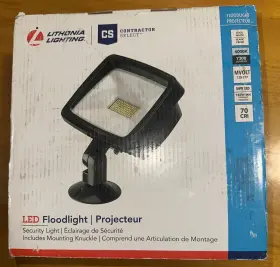 Tfx1 Lithonia Lighting Led 40k Mvolt Thk Ddbxd Contractor Select Flood Light 120-277vac