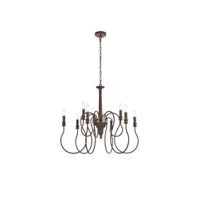 Ld7045d30wok Living District Flynx 9 Lights Pendant In Weathered Oak