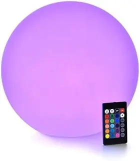 36-3456-130 Loftek 12-inch Led Dimmable Light Ball Waterproof Floating White