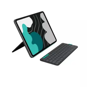 Logitech 097855205230 Flip Folio Keyboard Case For Ipad Pro 13-inch M4 M5 Black Very Good