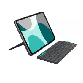 Logitech 097855205247 Flip Folio For Ipad Pro 11-inch M4 And M5 5th Gen Case Black Excellent