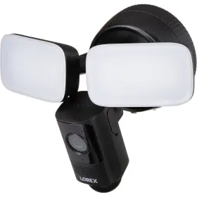 W452asdb-e Lorex 4mp Wired Floodlight Camera With Night Vision Black