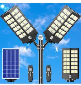 4800w Loyoele 739804217054 Solar Street Light Outdoor Lights 300000 Lumens Par