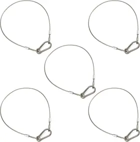 Lsquirrel 313053933967 5 Pack Stage Light Safety Cable Stainless Steel Security Wire For Lighting Lugg