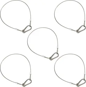 Lsquirrel 313055015005 5 Pack Stage Light Safety Cable Stainless Steel Security Wire For Lighting Lugg