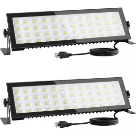 Lukyamzn 445043263273 Led Shop Light 100-watt 13000lm 6000k Super Bright Ip66 Waterproof Flood F