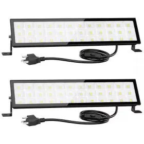 Lukyamzn 744110459036 Led Shop Light 90w 10000lm Ultra Bright With Plug 6500k Daylight White Ip66 Wa