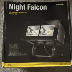 Nffld-a25-t Lumark Night Falcon Led Floodlight 85w 4000k Outdoor Trunnion Bronze
