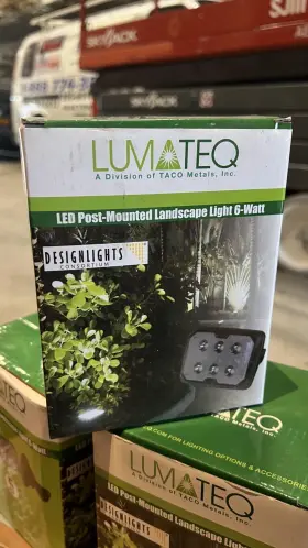 Ll50-012-00 Lumateq Led Post Mounted Landscape Light 6 Watt