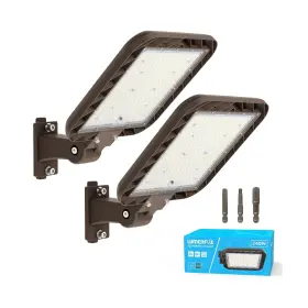 2402p Lumenfox Upgrade 240w Led Parking Lot Light 36000lm Street With Dusk To Dawn Ph
