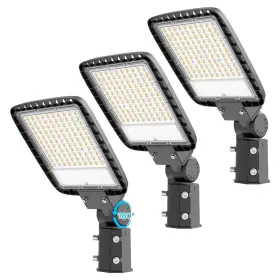 Pkl03sfm Lumenfox Led Parking Lot Light 150w Pole With Dusk To Dawn Photocell 18000