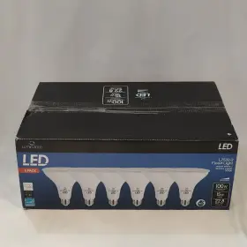 L7532-2 Luminance 098197917812 New 6 Pack 15w Led Flood Light Dimmable 3000k Par38