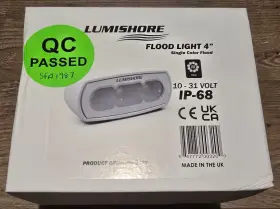 60-0467 Lumishore Eclipse Flood Light 4 Inch White