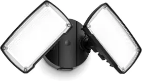 Lutec 445019730730 32w 3500lm Integrated Dual-head Led Flood Light Outdoor Switch Controlled