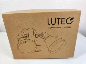6211bz-pir23a Lutec 300 Watt Halogen Motion Activated Integrated Dual-head Flood
