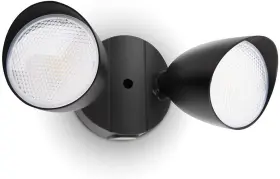 6222b-d2d Lutec 2500 Lumen 32 Watt Dusk To Dawn Dual-head Flood Light - Outdoor Waterproof