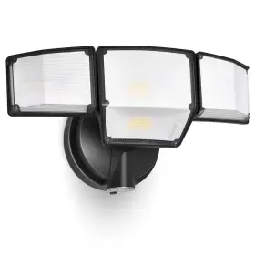 Lutec 744759192820 475-watts Equivalent 9000-lumens 320 Black Non Motion Sensing Dusk To Dawn Inte
