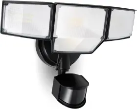 7632816012 Lutec 80w 9000lm Led Security Light Motion Sensor Outdoor Lights 4 Head Flo