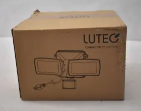 7635431330 Lutec 21w Plug In Motion Sensor Light Outdoor Flood Waterproof Black