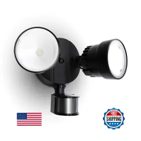 P6221b-pir24 Lutec B07pz5chbj Shrimp 2000 Lumen 18w Led Motion Activated Floodlight