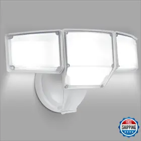 B0d97xfryb Lutec 80w 9000lm Led Flood Light Outdoor Hardwired 4 Heads Security Ip65