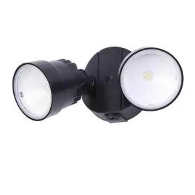 P6221b Lutec 2-light Black Outdoor Integrated Led Wall Mount Flood Light