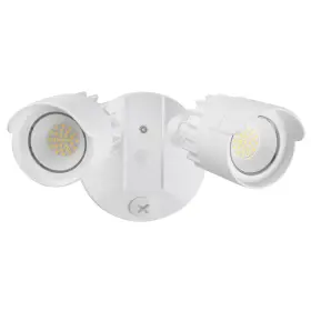 2950h-ph-w Luxfly Led Flood Lights Outdoor 34w 3500lm Dusk To Dawn Dual-head Flooflight Ip65