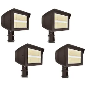 Lr40378 Luxrite Led Flood Light 3cct 300w Up To 44400lm Ip65 Dimmable Tl Photocell 4pk