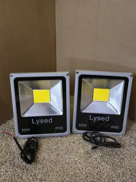 Lysed 313109788701 50w 12v Led Flood Light Warm White Dc 12v-60v Low Voltage Lights