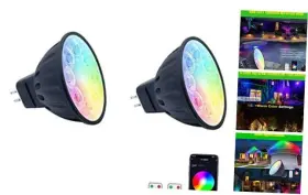 Mr16 Maker Group 604787347077 Rgbw Color Changing Led Bulbs Cct Turnable 2700k To 6500k With Remote