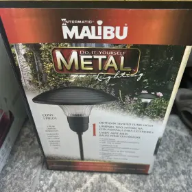Lt10 Malibu 078275065376 International Metal Flare Landscape Light 18 Watts New